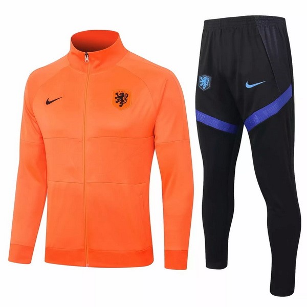 Trainingsanzug Niederlande 2020 Orange Schwarz